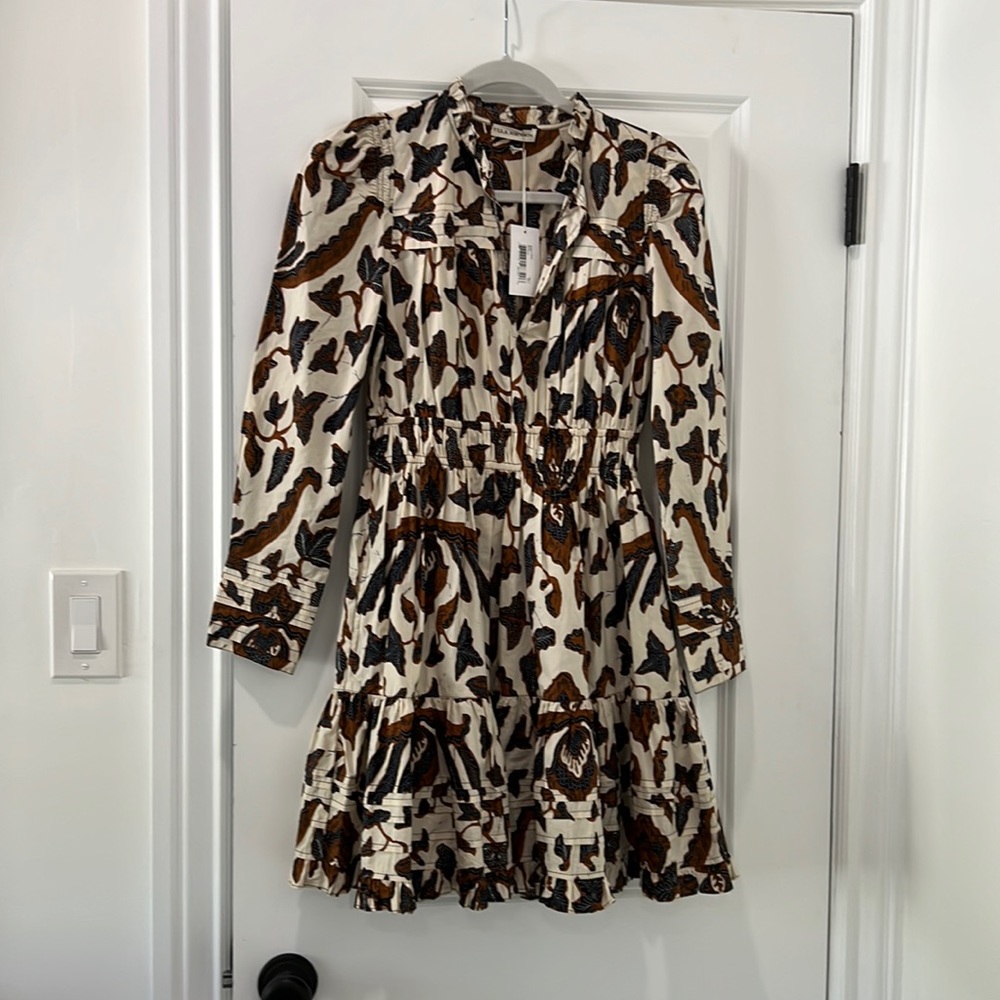 Ulla Johnson Ismaya Dress Bone Sz 2